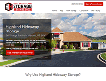 Tablet Screenshot of highlandstorage.com